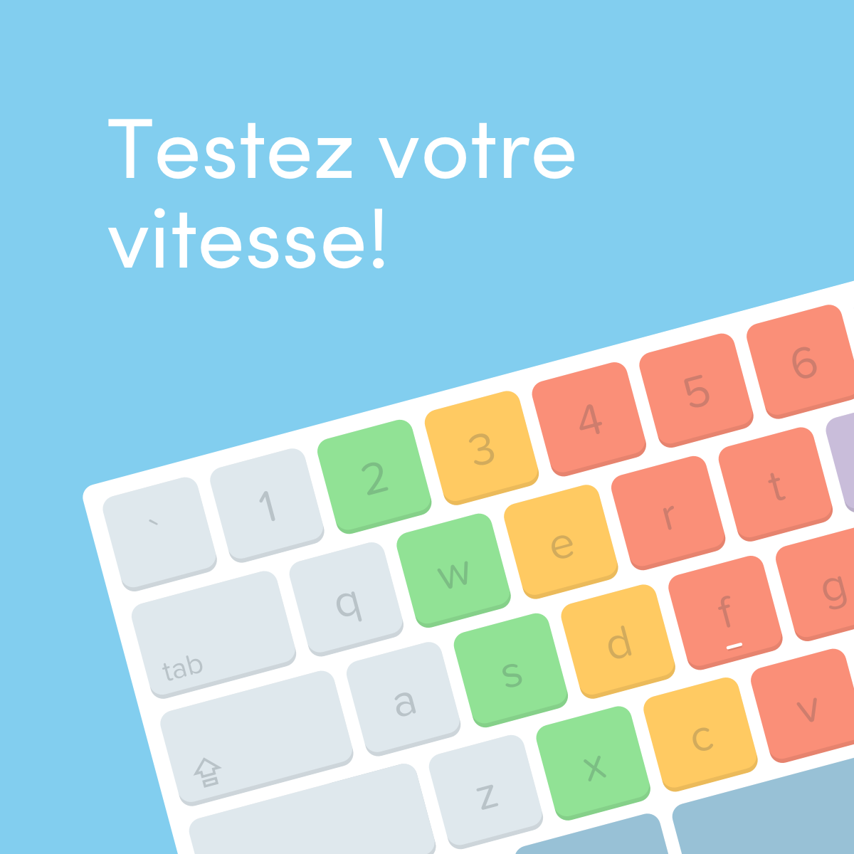 🥇 Test de vitesse de frappe Tap’Touche ⌨️
