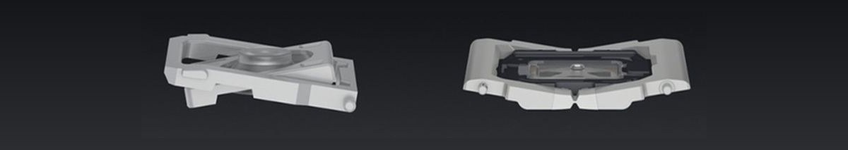 The scissor mechanism (left) and Apple’s now-defunct butterfly mechanism (right). Source: images.macrumors.com