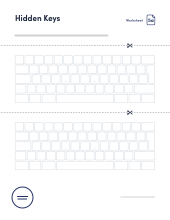 **Worsheet no. 5a** (Inverted L-shaped **Enter** key for macOS and Windows)