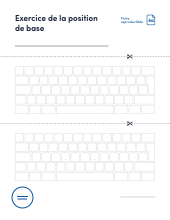 **Fiche reproductible no 4a** (Touche Entrée en forme de «L» inversé pour macOS et Windows)