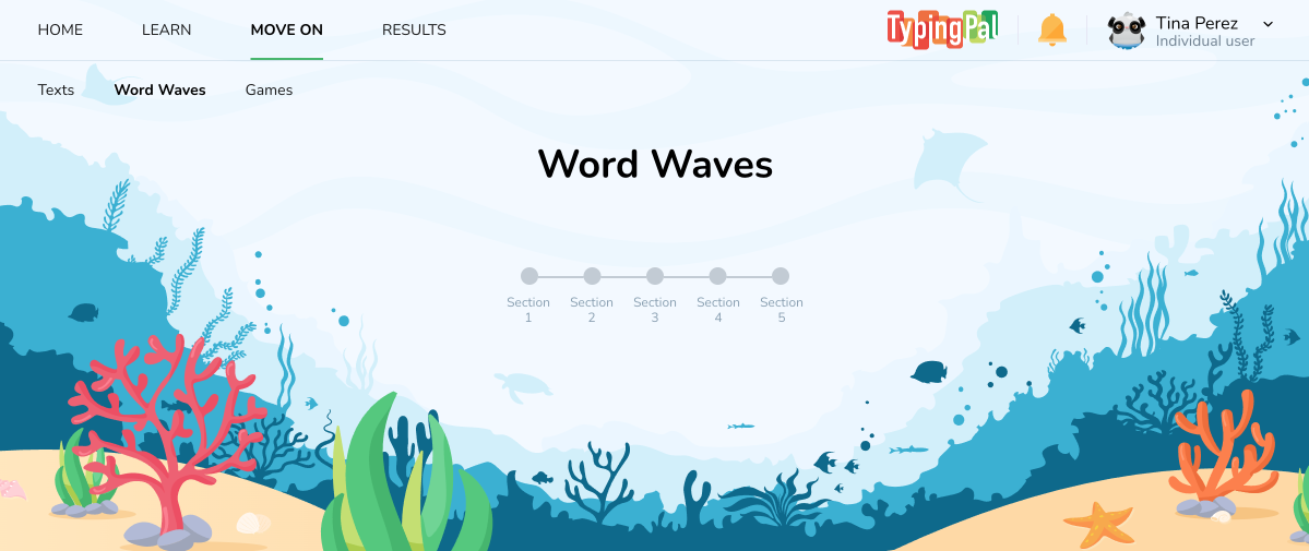 Accessing Word Waves in the student interface