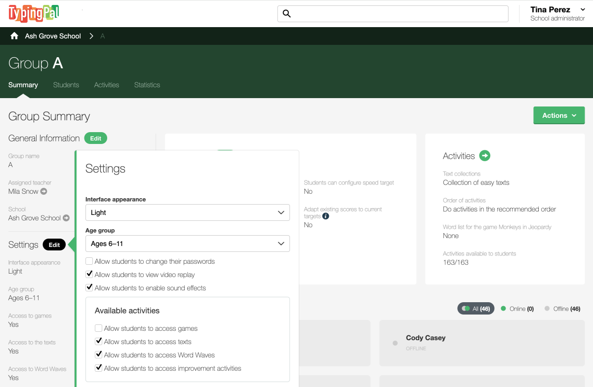 Managing access to the games