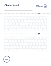 **Fiche reproductible no 5a** (Touche **Entrée** en forme de « L » inversé pour macOS et Windows)