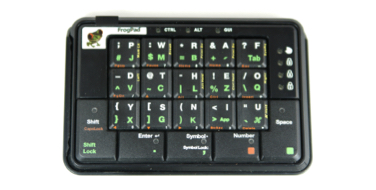Clavier FrogPad pour gaucher. Source : wikipedia.org