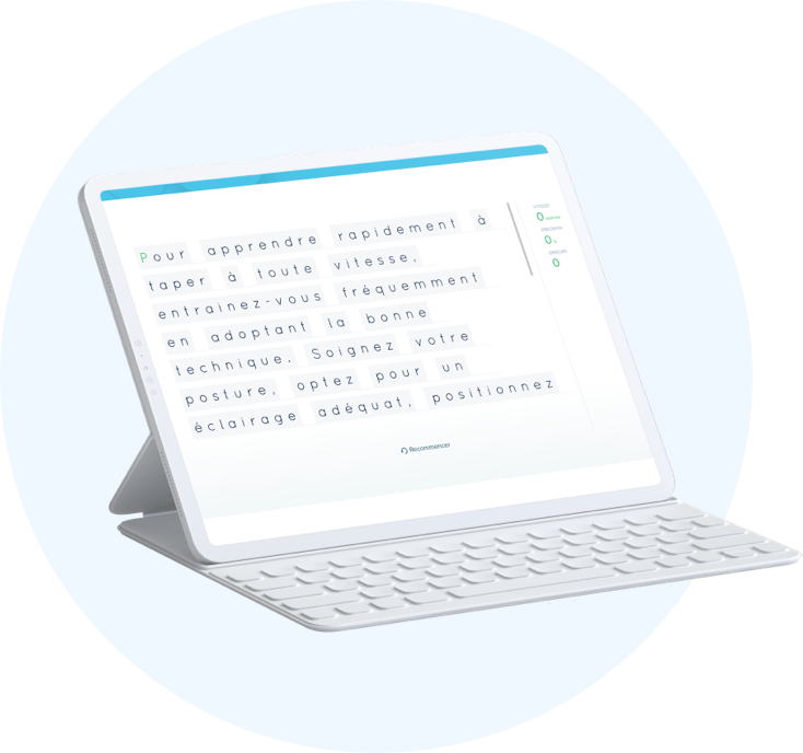 Cours de dactylo en ligne Tap’Touche